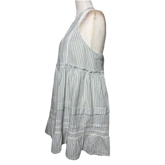 Free People Boho Womens SZ S Desert Days Stripe Mini Dress Cottagecore coastal - Picture 4 of 6